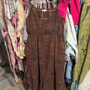 Earthbound patchwork dress